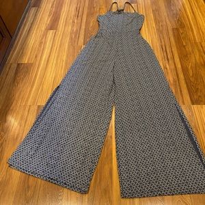 ROXY SLEEVELESS WIDE LEG ROMPER